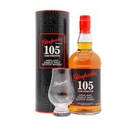 Glenfarclas - 105 Cask Strength Highland Single Malt Scotch - Whisky 70cl 60% ABV (Includes Glencairn Glass)