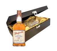 Glenfarclas 12 Year Old Whisky In Luxury Box With Crystal Glass Tumbler