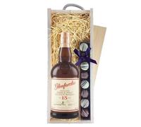 Glenfarclas 15 Year Old Whisky & Truffles, Wooden Box 70cl 46% abv