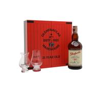Glenfarclas 25 Year Old / 3 Glasses & Water Jug Gift Set Speyside Whisky