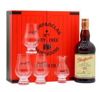 Glenfarclas 25 Year Old 70cl Gift Set With 3 x Whisky Glasses & 1 x Whisky Jug