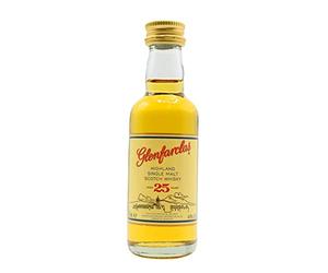 Glenfarclas - Highland Single Malt Scotch - 25 year old Whisky 5cl 43% ABV Miniature