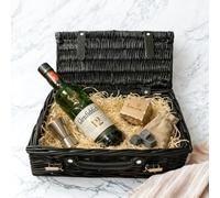 Glenfiddich 12 Year Old Single Malt Scotch Whisky Gift Hamper 70cl 40% ABV with Sea Salt Caramel Chocolates, Silver Jigger & Whisky Stones - Luxury Whisky Gift Set UK