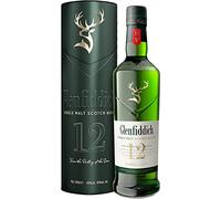GLENFIDDICH 12 Year Old Single Malt Scotch Whisky Gift Tin - Bold Balance - Fresh Pear, Subtle Oak - Matured in Oloroso Sherry & Bourbon Casks - Product Of Scotland - 40% ABV - 70 cl