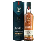 GLENFIDDICH 18 Year Old Single Malt Scotch Whisky - Refined Elegance - Oak, Baked Apple, Cinnamon - Matured In Oloroso Sherry & Bourbon Casks - Small