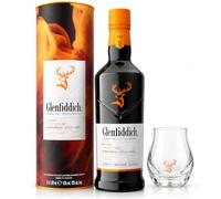 Glenfiddich Fire & Cane Gift Set | Experimental Series No. 4 Speyside Single Malt Scotch Whisky + Spey Dram Nosing Glass | Premium Whisky Gift | 70cl | 43% ABV