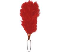 Glengarry Cap Red Plume Feather Hackle - Highland Wear Accessory 6" (15cm)