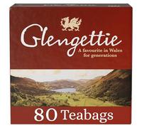 Glengettie • Black Tea Bags 250g (80 Tea Bags) • Strong Welsh Brew Since 1952 • Full Flavoured • Kenyan & Assan Blend • Ethical & Sustainable