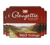 Glengettie • Black Tea Bags 250g x 12 Multipack (960 Tea Bags) • Strong Welsh Brew Since 1952 • Full Flavoured • Kenyan & Assan Blend • Ethical & Sustainable