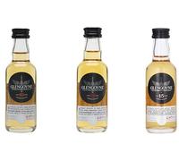 Glengoyne 10YO, 12YO, 15YO, 5cl Miniature Set Whisky