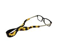GLENLCWE Purple Galaxy Space Soft & Durable Sunglass Holder Premium Eyewear Retainer Sunglass Strap, Sunflower, Medium