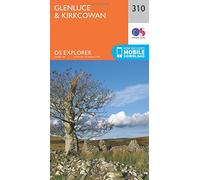 Glenluce & Kirkcowan Map | Southern Upland Way | Ordnance Survey | OS Explorer Map 310 | Scotland | Walks | Hiking | Maps | Adventure