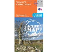 Glenluce & Kirkcowan Map | Weatherproof | Southern Upland Way | Ordnance Survey | OS Explorer Active Map 310 | Scotland | Walks | Hiking | Maps | Adventure