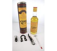 Glenmorangie 10 year Old Single Malt Whisky in Presentation Tube (37.5cl) in a gift box with four wine accessories, 1 x 375ml