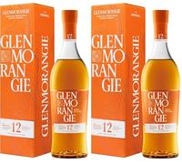 Glenmorangie The Original 12 Years Old Single Malt Whisky, Aged in Bourbon Casks, Gift Box, 70cl (Pack of 2)