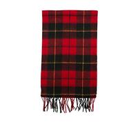 Glenmore Unisex 100% Lambswool Tartan Scarf in Scotland Design - Wallace - Red - 67” x 10.5”