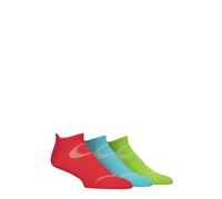 Glenmuir Men's Sport Trainer Socks - Technical, Plain, Arch Supports, Breathable, Short, Low, Sports, Gym, Exercise, Running, 3 Pair Multipack Size 7-11 Neon