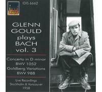 Glenn Gould Glenn Gould Plays Bach - Volume 3 (CD) Album (US IMPORT)