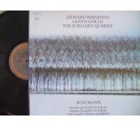 GLENN GOULD- JULLIARD QUARTET- BERNSTEIN- 3 LPs- SCHUMANN- PIANO QUARTET & QUINTET- 3 STRNG QUARTETS