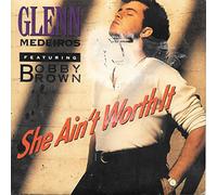 Glenn Medeiros - She ain't worth it (1990, feat. Bobby Brown) / Vinyl single [Vinyl-Single 7''] [VINYL]