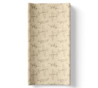 Glenna Jean 16" x 32" Airplane Changing Pad Cover for Baby Nursery