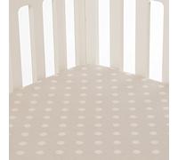 Glenna Jean Fly-by Fitted Sheet, Grey Dot
