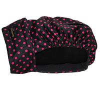 Glenndarcy Female Dog Season Nappy Diaper - Black Pink Dots Medium Long Pants & 2 Washable Pads