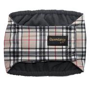 Glenndarcy Male Dog Belly Band - Urine Incontinence (Medium Long Band & 2 Washable Pads, Camel Stewart)