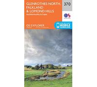 Glenrothes North, Falkland & Lomond Hills Map | Auchtermuchty & Cupar | Ordnance Survey | OS Explorer Map 370 | Scotland | Walks | Hiking | Maps | Adventure