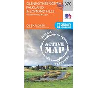 Glenrothes North, Falkland & Lomond Hills Map | Weatherproof | Auchtermuchty & Cupar | Ordnance Survey | OS Explorer Active Map 370 | Scotland | Walks | Hiking | Maps | Adventure