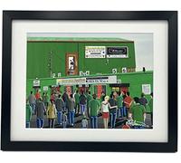 Glentoran. The Oval Stadium. Framed, Professionally Printed Football Memorabilia Giclee Art Print