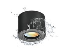 Gleonlux Ceiling Spotlight Black, Modern Dimmable IP44, Bathroom Ceiling Light 5W 3CCT 3000K/4000K/6500K LED Modules, Aluminium, 8cm x 6cm