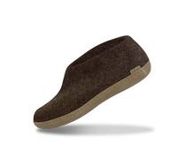Glerups | Shoe with Leather Sole | Slipper Shoes | Chestnut 43