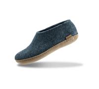 Glerups | Shoe with Leather Sole | Slipper Shoes | Denim 37