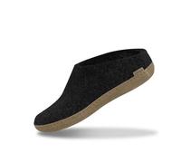 Glerups | Slip-on with Leather Sole | Camp Shoes | Charcoal 42
