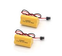GLESOURCE 3.6V 900mAh Emergency/ Exit Light Battery Compatible for Lithonia ELB B001 ELBB001 ELB-B001 Lithonia EU2 LED Interstate ANIC1566 Unitech 0253799(2 Pack)