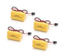 GLESOURCE 3.6V 900mAh Emergency/ Exit Light Battery Compatible for Lithonia ELB B001 ELBB001 ELB-B001 Lithonia EU2 LED Interstate ANIC1566 Unitech 0253799(4 Pack)