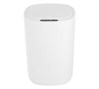 GLETSF 10L Automatic Sensor Trash Can - Hands-Free Black Waste Bin for Kitchen Bathroom & Office ABS Plastic Smart Motion Sensor Technology for Effortless Waste Disposal,Blanco