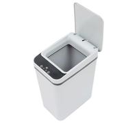 GLETSF 12L Automatic Sensor Trash Can - Smart Electric Waste Bin for Kitchen Bathroom Bedroom & Hotel - Quiet Touchless Lid Design,Blanco