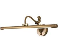 GLETSF Antique Brass Bathroom Vanity Light Bar 13.7 Inch Vintage Gold Led Bathroom Wall Light Fixtures Over Mirror Copper Sconce For Farmhouse Cabinets Bedroom Makeup Room 4000K