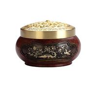 GLETSF Ashtray/Desktop Ashtray Creative Pure Copper Ashtray With Cover Living Room Office Bedroom Home Souvenir Crafts Gift Ornaments Large Ashtray/Tabletop Ashtray Little Surpr