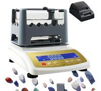GLETSF Automatic Gold Testing Kit & Precious Metal Analyzer Bundle With Digital Density Meter - High Precision Density Testing Equipment For Jewelry & Industrial Lab Use, Ensuri-300k+printer