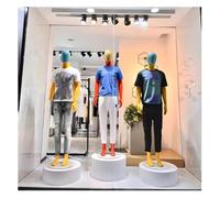 GLETSF Clothing Store Display Risers & Pedestal Stands - Round Black Platform Base For Mannequins, 30X40 Cm Display Blocks For Boutiques, Bridal Shops & Retail Events-White-40x30 cm
