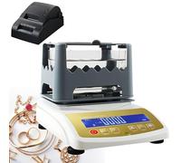 GLETSF Digital Tester Meter - 1200G Max Weight, Precious Metal Density Analyzer, Accurate Gold Testing Machine For Jewelry And Investments-1200k+printer