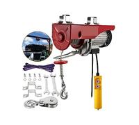 GLETSF Electric Winch, Electric Hoist Winch Cable Lifting Engine Crane Remote Control Wire Hoist For Boat Car Scaffolding Garage Warehouse Lift,For Garage, Warehouses, Fact-1-400 Kg(880 lbs)