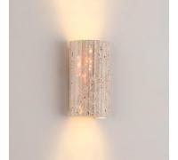 GLETSF Nordic Wall Light Up Down Wall Sconce Ribbed Stone Wall Lamp Shade Art Deco Sconces Wall Lighting Indoor Wall Wash Lights 9W 3000K Wall Lamps For Living Room Bedroom Hall