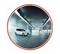 GLETSF Outdoor Traffic Convex Mirror - 80Cm Wide-Angle Acrylic Safety Mirror For Supermarkets & Security Rooms, Adjustable Blind Spot Observation Lens, Abs Frame