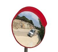 GLETSF Panshan Road Convex Traffic Mirror, Mountain Area Narrow Road Safety Blind Spot Mirror Rainproof Sunscreen Convex Mirror-100CM