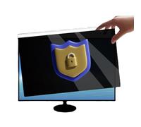 GLETSF Privacy Display Protector, Universal Blue Light Privacy Screen Filter Compatible With Computer Widescreen, Hanging Privacy Tempered Film Protects Information For Office-27in 612.6 * 356mm