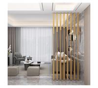 GLETSF Screen Column Separation,Room Screens Partition Column 1.6-7.9Ft Tall Metal Room Divider Post,Room Separator Space Decor Divider Column,Wall Partition Post For Apartments-Gold-3.6ft/110cm